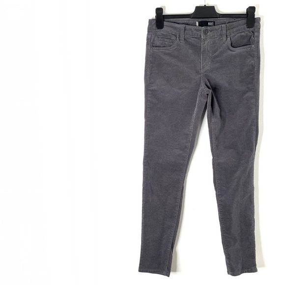 Kut from the Kloth Grey Corduroy Diana Skinny Pants - Picture 1 of 10